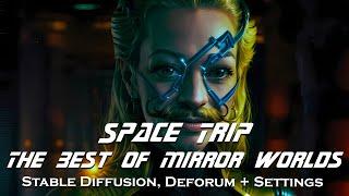 Space Trip - The Best of Mirror Worlds  Stable Diffusion, Deforum + Settings