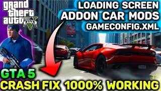 How to Fix GTA 5 Addon Car Mods Crashing 2024 | GTA V Addon car spawning not working, Gameconfig Fix