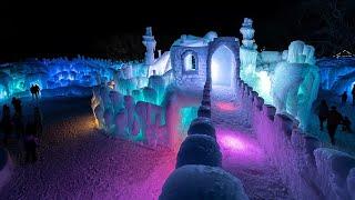 Exploring the Ice Castle in Dillon Colorado