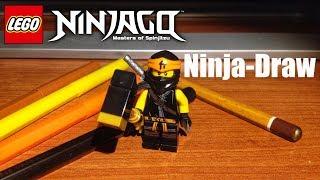 Ninja-Draw: нарисуй за 1/5/10 мин LEGO Ninjago