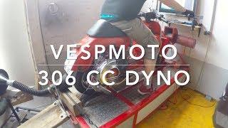 306 cc BFA dyno Prüfstand VESPMOTO box exhaust DSE Vespa PX 200