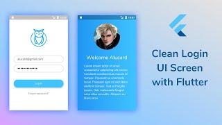 Clean Login UI with Hero Animation in Flutter