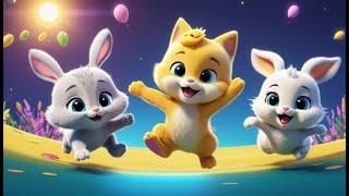 Bobby Dog Jumps the Line | Energetic Dog Song for Toddlers | Fun Nursery Rhyme for Kids
