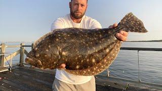 Non-stop Fluke Everywhere!! 9/12/24 Surf Fishing Long Island, New York