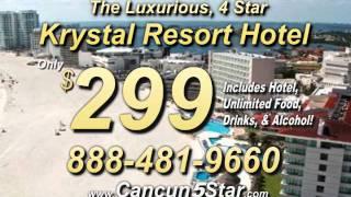 The $299 Krystal Cancun Resort All Inclusive Vacation Package