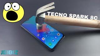 Tecno Spark 8C : Screen Scratch Test  