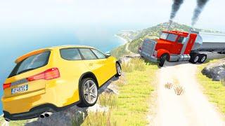 Cliff Drops #1 - BeamNG DRIVE | CrashTherapy