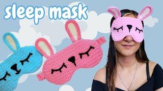 Crochet * Sleep mask* tutorial/Rubby sleep mask