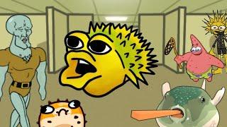 Yellow Singing Pufferfish "don't p*e on the floor" - Meme Compilation