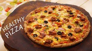 Multigrain Pizza Recipe - Healthy Atta Pizza Dough, Sauce - CookingShooking