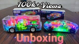 Concept Racing Educational Car & Bus | Gears Operation | Toyview Uss