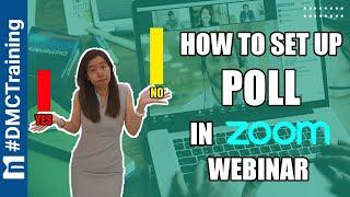 How To Set Up Poll In Zoom Webinar | Webinar Polling Tools | Zoom Tutorial