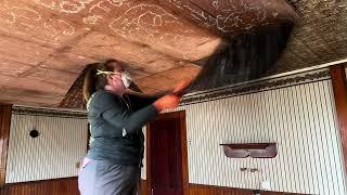 Kitchen Ceiling Tile removal / Dry Floor Cleanup / Update 7