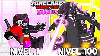 ¡Me convertí de HUMANO a GODZILLA en Minecraft! MONSTERVERSE! - Misaki Gamer