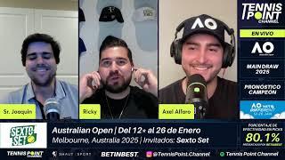 Pronósticos #AustralianOpen 2025! con Tennis Point Channel!