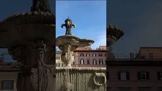 Roman Bathtubs Turned into Fountains #RomeHistory #PiazzaFarnese #Ancient #Rome #Italian #History