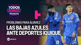 Las bajas de Universidad de Chile para su partido ante Deportes Iquique  - Todos Somos Técnicos