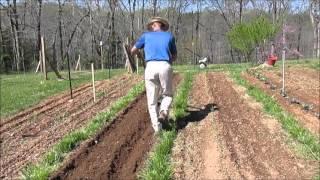 Hoss Wheel hoe makes raised beds