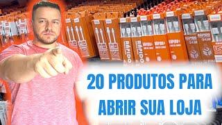 LISTA COM 20 PRODUTOS PARA MONTAR UMA LOJA DE ELETRÔNICOS