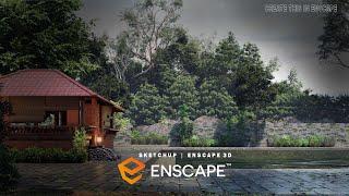 ENSCAPE TUTORIAL | NATURE | SKETCHUP | HD