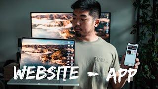 How to turn your website into a mobile app - Bravo Studio Tutorial