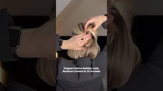Want a stylish new years eve hairstyle in just one minute? 