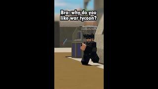 Why do you like Roblox tycoons? #wartycoon #roblox #fyp