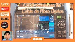 OTDR, Monitoreo de Cable de red  Fibra Óptica