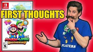 Mario and Luigi Brothership – First Thoughts | ThunderStash Gaming