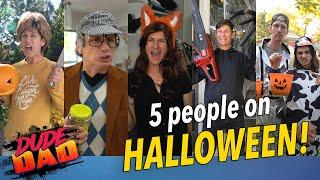 5 People on Halloween