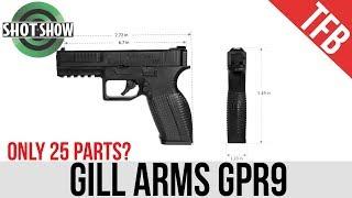 [SHOT Show 2019] Only 25 Parts? The Gill Arms GPR 9M Pistol