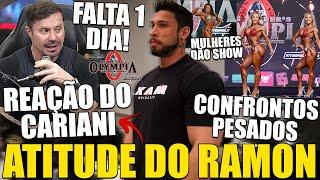 RAMON MUDOU TUDO! CARIANI FICA CHOCADO A 1 DIA DO OLYMPIA E MANDA A REAL SOBRE ATITUDES DO DINO