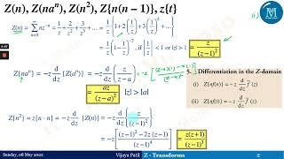 Z-Transforms | Z-Transforms of Standard Functions - Part 2