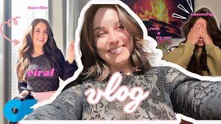 how i film my VIRAL reels and try-ons | VLOG | and bad news...