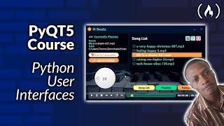 Python User Interface Project – Use PyQt5 to Code a Music Player