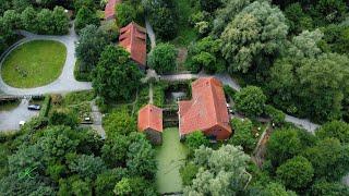 Bad Salzuflen - Umweltzentrum Heerser Mühle von oben