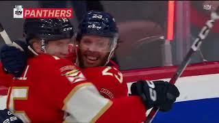 Carter Verhaeghe opening goal in Game 7 Stanley Cup Final Oilers Panthers