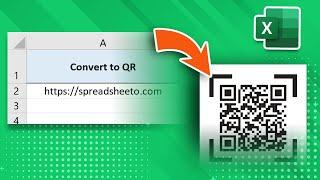 Create QR Codes in Excel Quick and Easy (For Free)