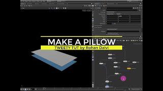 Making a pillow using vellum