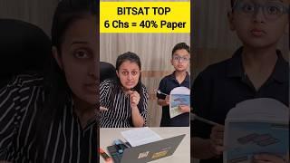 6 chs = 40% BITSAT MATH Paper #nehaagrawal