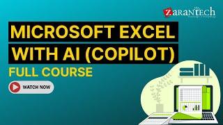 Microsoft Excel with AI Full Course | ZaranTech