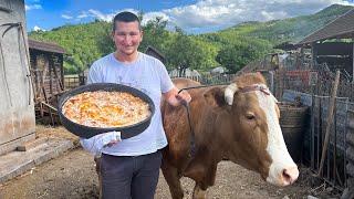 THIS IS A BAKER WITH 2 UNIVERSITY DEGREE! HE SELLING PIES FROM HIS VILLAGE