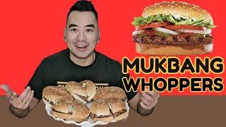 Mukbang | Whoppers (Burger King) | MAKE EASY