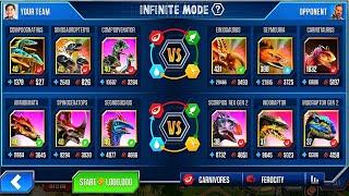 COMPSOVENATOR VS COMPSOGNATHUS VS SINOSAUROPTERYX BATTLE STAGE | JURASSIC WORLD THE GAME