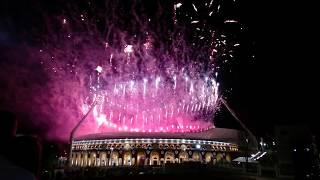 Салют фейерверк 2 Европейские Игры 2019 Минск.4K.Salute fireworks 2 European games 2019 Minsk