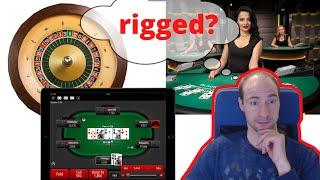 Is Online Poker rigged? Is Roulette and BlackJack rigged too? The Truth finally revealed!