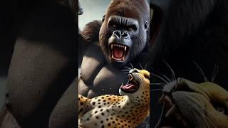 Top 6 Strongest Animals In The World! (Cheetah, Lion, Hyena, Gorilla) #animals #animalfusion #hybrid