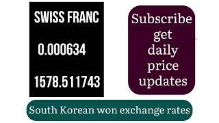 South Korean Currency Today 10 August 2024 KRW TO USD