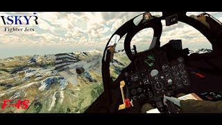 VR Flight with F-4S in VR SKY Fighter Jets 2024