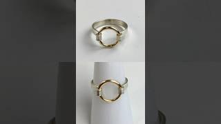 Easy Flat Wire Ring Tutorial ​⁠@beadalon  #ringdesign #shorts #wirerings